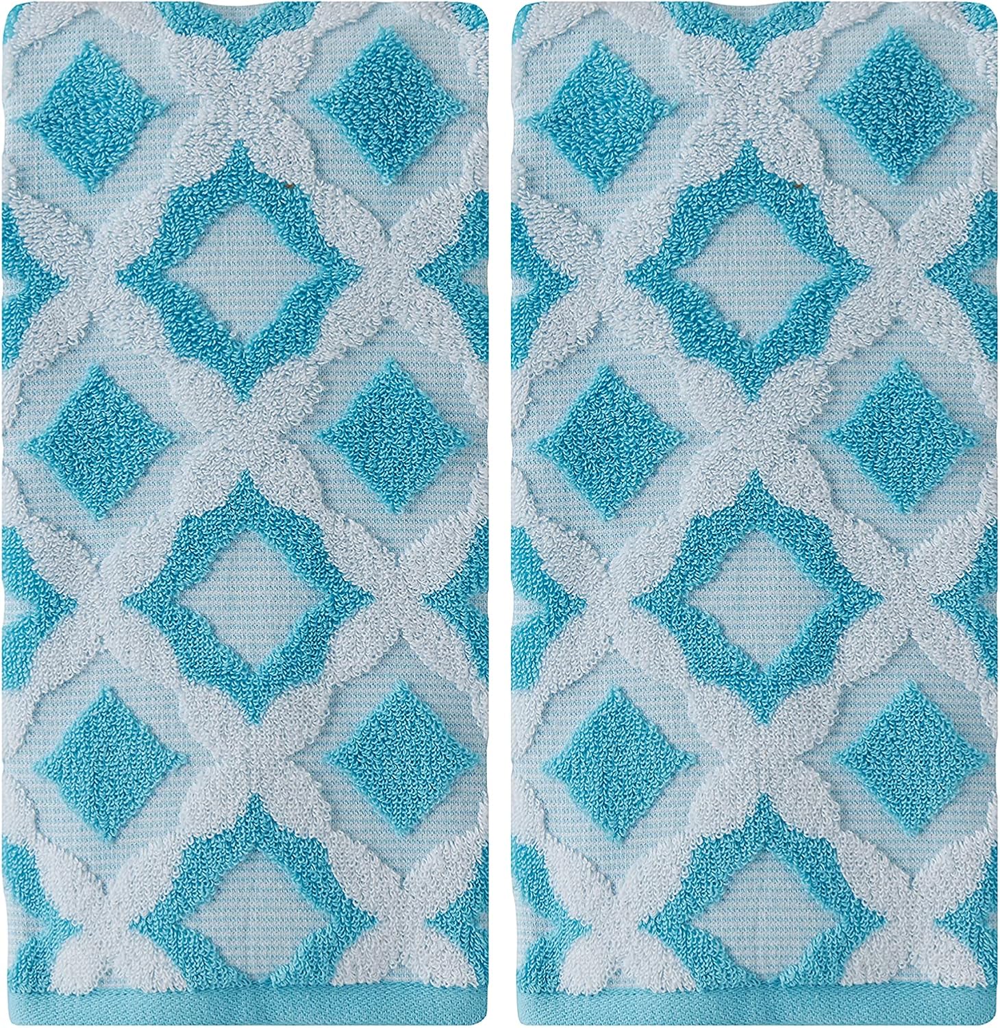 TOWELS, HAND, 2 PK, TEAL,