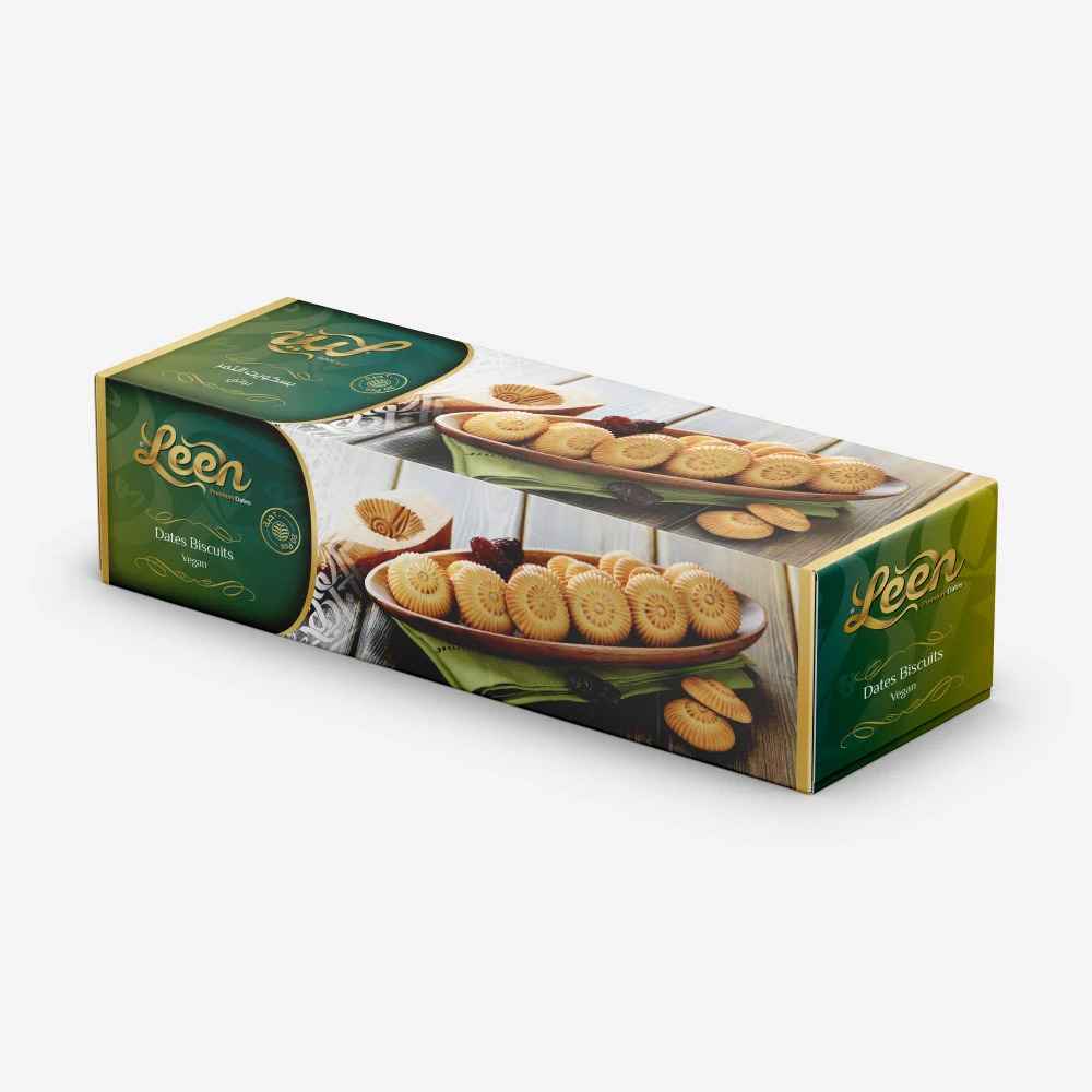 LEEN VEGAN DATE BISCUITS WITH CARAMEL - 400G