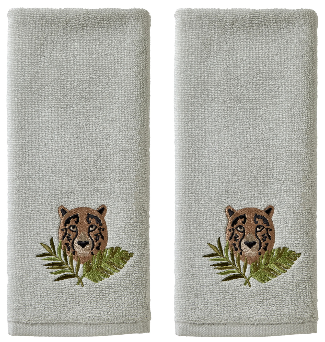 TOWELS, HAND, 2 PK, GRAY,